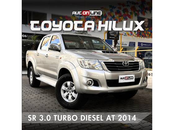 TOYOTA HILUX 3.0 SR 4X4 CD 16V TURBO INTERCOOLER DIESEL 4P AUTOMÁTICO